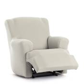 Housse de fauteuil relax XL extensible écru 60 - 90
