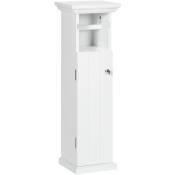 Kleankin - Meuble wc armoire toilette - porte, support