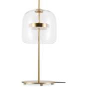 Lampe de Table - Lampe de Salon led Design - Jude Transparent - Verre, Métal - Transparent