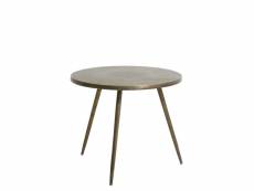 Light & living table d'appoint monjas - bronze antique - ø58cm 6715218