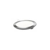 Matel - Downlight led froid rond argent mat 18w