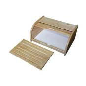 Metaltex - Boîte à pain 40cm + planche hévéa 9043510080 - bois