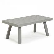 Oviala - Table basse en aluminium - Gris