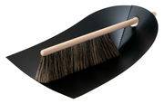 Set pelle & balayette Dustpan & broom - Normann Copenhagen noir en plastique