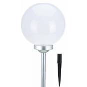 Spetebo - Lampe solaire boule en blanc chaud - ø 25cm
