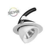 Spot led Escargot - boutica 10W Miidex Lighting blanc-chaud-3000k