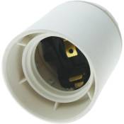 Support de lampe pour 1 ampoule E27 blanc - Bematik