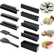 Sushi Making Kit For Beginners,10 Pieces Plastic Sushi Maker Tool - Crea