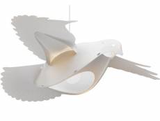 Suspension enfant Lampe colombe blanche
