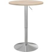 Table de bar ronde ø 60 cm table bistro chic hauteur