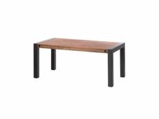 Table extensible 200-250 cm en bois massif et métal - workshop