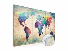 Tableau sur verre acrylique - rainbow map [glass]-120x80 A1-Acrylglasbild21