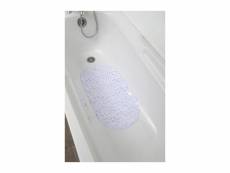 Tapis fond de baignoire anti-dérapant bulles 69 x 36 cm blanc - tendance