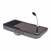 Teamson Home Support pour PC portable tablette table de lit coussin gris brun Teamson Home VNF-00112-UK