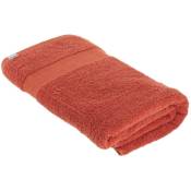 Tendance - serviette de bain 90X150 cm 100% coton - terracotta