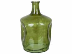 Vase à fleurs vert 35 cm kerala 330626