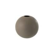 Vase boule en Pierre gris 25x25x22.5 cm - Gris/Greige