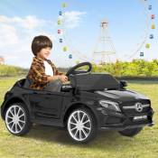 Voiture électrique enfants, Benz amg GLA45,Capacité de charge de 30 kg, 3 vitesses réglables, 2 moteurs, Batterie 12V-Noir - Noir