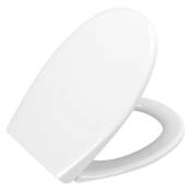 Banyo - Abattant wc VitrA S20 blanc softclose pour wc ronde