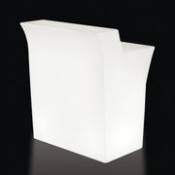 Bar lumineux Jumbo / L 90 cm - Slide blanc en plastique