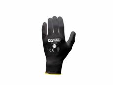 Boîte de 12 paires de gants ks tools - microfibres - noir - taille xxl - 310.0335 310.0335