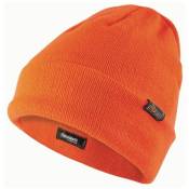 Bonnet d'hiver doublé orange haute visibilité one Unique - Orange - Orange - U-power