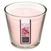 Bougie Parfumée en Verre "Nina" 190g Rose