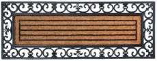 Esschert Design Paillasson Grandes Portes en Caoutchouc et Coco 120x45x1,5cm