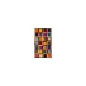 Flair Rugs - Tapis cubique multicolore moderne pour