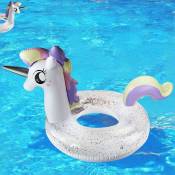 Flotteur de piscine pour tout-petits, radeau flottant gonflable pour enfants adultes avec poignée, fournitures de fête de jouet de flotteur de plage