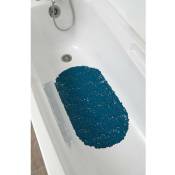 Fond de baignoire pvc 69X36 cm bulles - bleu tahitien
