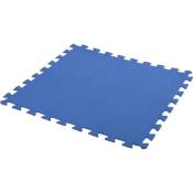 Free And Easy Carreaux de base de piscine - mousse bleue - 50 x 50 cm - 18 pièces - 4,5m²