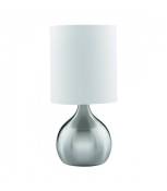 Lampe de table Touch Argent satiné 1 ampoule 29cm