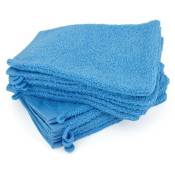 Linnea - Lot de 12 gants toilette 16x21 alpha - Bleu Turquoise