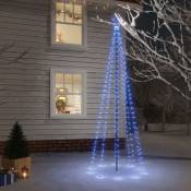 Maison du'Monde - Sapin de Noël avec piquet Bleu 310 LED 300 cm