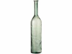 Paris prix - vase design en verre "carafe" 101cm vert
