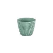 PROSPERPLAST Pot en polypropylène tricoté pour l'intérieur ou l'extérieur Ø 22 x 18 cm