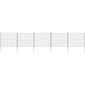 Vidaxl - Ensemble de clôture de jardin 77,5x64 cm vert