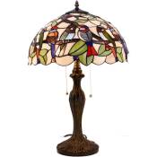 Aorsher - Tiffany table Light Color Color Glass Bird