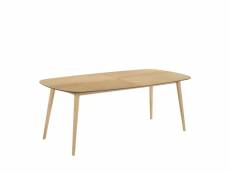 Carmona - table à manger en bois 240x100cm - couleur - bois clair