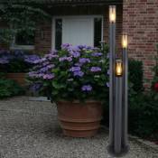 Etc-shop - Lampe d'extérieur lampadaire éclairage de chemin lampe de jardin d'extérieur en acier inoxydable grande pour l'extérieur, fumée