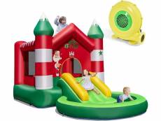 Giantex château gonflable pour enfants 3-10 ans avec