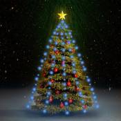 Guirlande lumineuse d'arbre de Noël 150 led Bleu 150