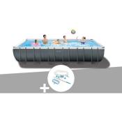 Intex - Kit piscine tubulaire Ultra xtr Frame rectangulaire 7,32 x 3,66 x 1,32 m + Kit d'entretien