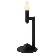 Karol - Lampe de table Candle, gris ardoise, E14 -