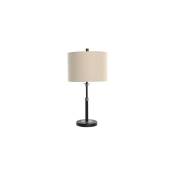 Lampe de bureau Dkd Home Decor Noir Beige 220 v 50 w Moderne (33 x 33 x 67 cm)