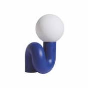 Lampe de table Neotenic LED / Grande - Céramique / L 34 x H 51 cm - Petite Friture bleu en céramique