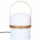 Lampe outdoor - Blanc - h 26,5 cm