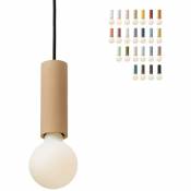 Lampe Suspendue cylindre design minimaliste cuisine