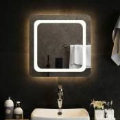 Miroir de salle de bain à led 50x50 cm